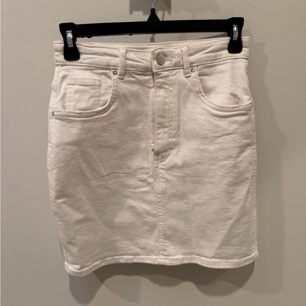 Zara Cream Mini Skirt
